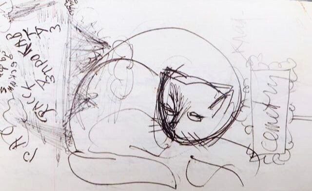 مردی که خودش را در گربه ها می دید	